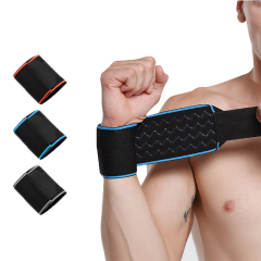 Sports Fitness Gym Nylon Sensport Stabilizer Soft Breathable Wrist Support Band With Hook & Loop Closure One Size