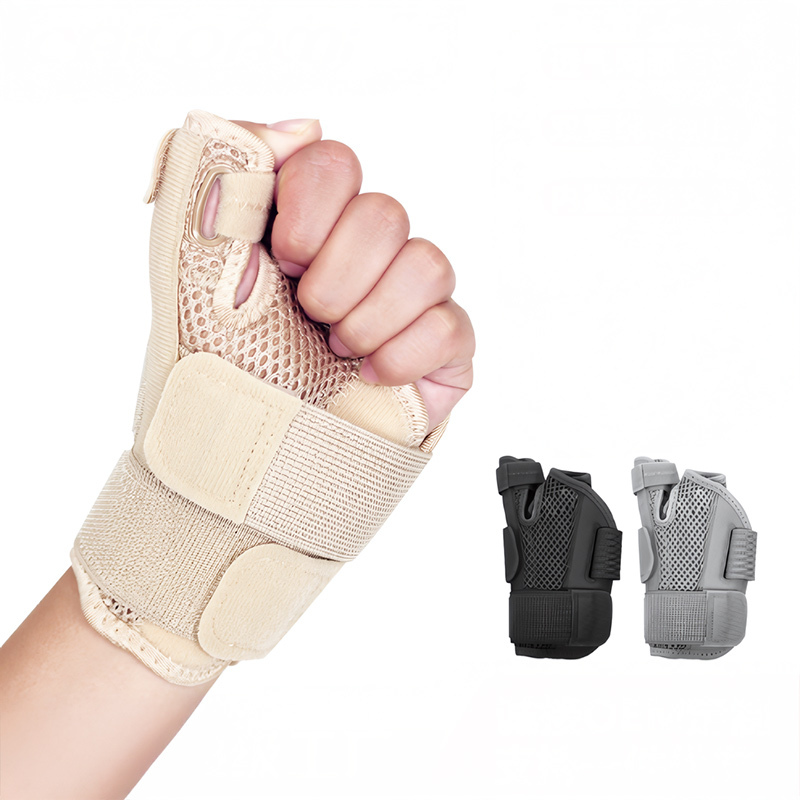 Durable Wrist Support Wraps Palm Guard for Weightlifting Powerlifting for Tennis Training | Adjustable One Size