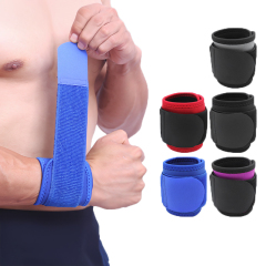Unisex Adjustable Sport Wrist Brace Sprained Pain Protection Weightlifting Hook Loop Cable Tie Stabilizer Wrist Eco-friendly