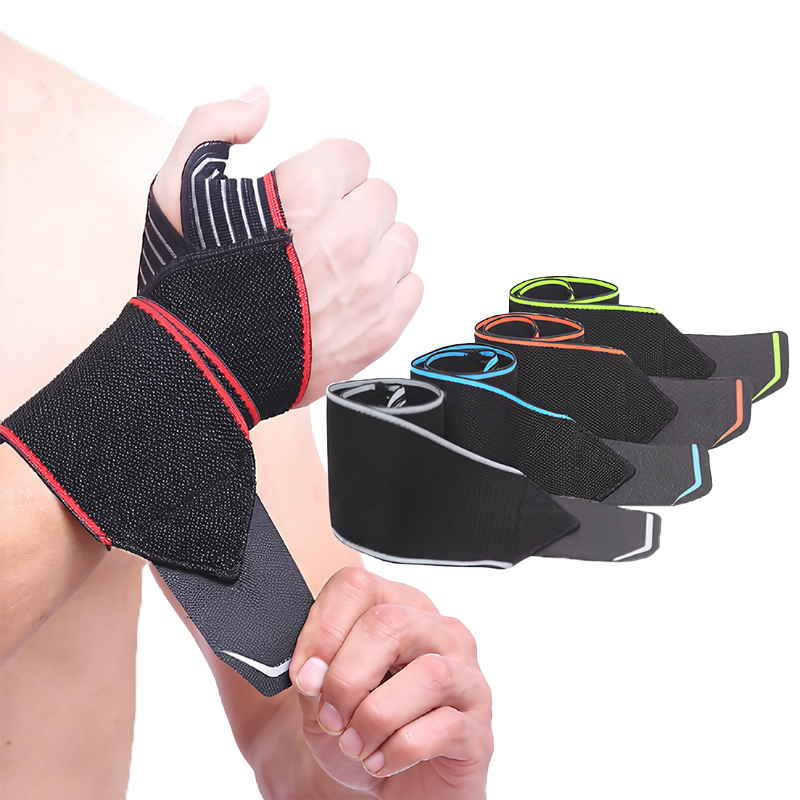 Wristbands Breathable and Sweat-Absorbent Weightlifting Wrist Wraps for Sports Protection