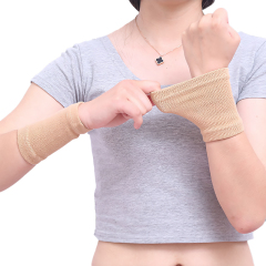 Strap Winding Pressure Adjustable Wristlet Tendon Sheath Badminton Sports Sweat Absorbing Breathable Knitted Spandex Wristband