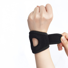Sports Wrist Brace Palm Protection Breathable Stainless Steel Adjustable Pressure Hook and Loop Closure Adult Use