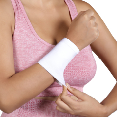 Custom Nylon Sports Wrist Support Knitted Breathable Wrist Guard Brace for Men Women Basketball Volleyball Tennis Wristband