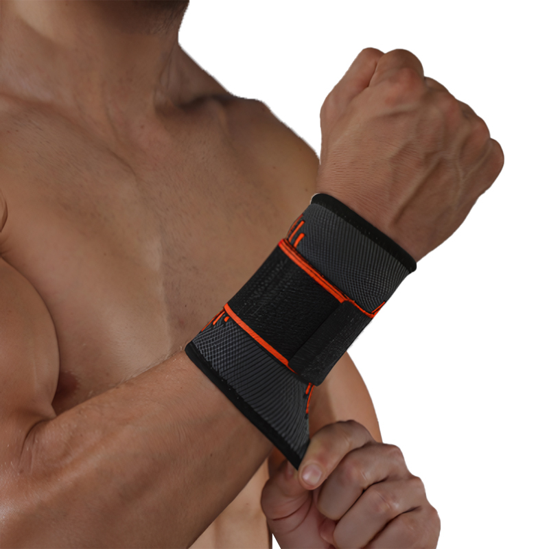 New Sports High Quality Knitted Wrist Support Gym Adjustable Non-slip Prevent Sprains Gym Wrist Wraps