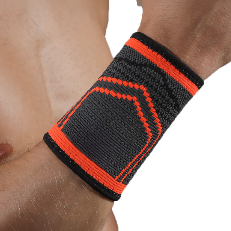 Imported Sports Knit Wrist Guard-Spandex Material Antibacterial Breathable Classic Style Gentle Support Fatigue Relief