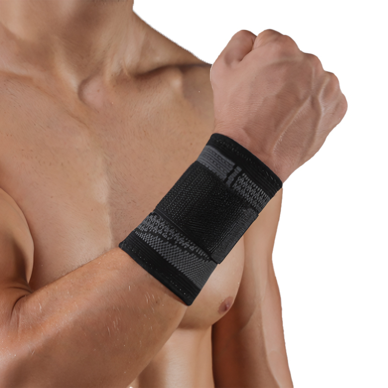 Wholesale Adult Universal Polyester Nylon Wrist Brace for Wrist Support During Weightlifting in Gym YX Brand Model