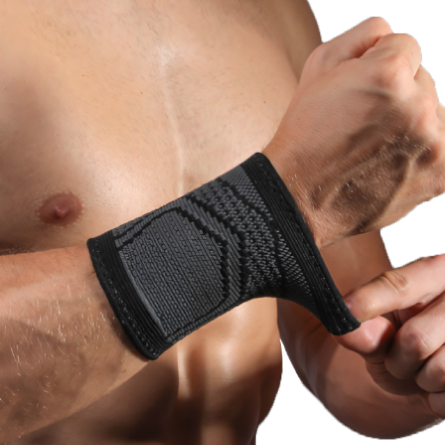 Wrist Brace Nylon Breathable Non-Slip Elastic Band Sprain Prevents Tennis Running Training Everyday Use Men Women