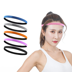 Thin Headband for Yoga Jogging Anti-skid and Anti-sweat Sports Headband Various Colors Sports Head Band