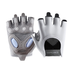 Wholesale Anti-Slip Silica Gel Grip Padded Weight Lifting Fitness Gloves Gym Gloves Breathable Customized Fitness Gloves