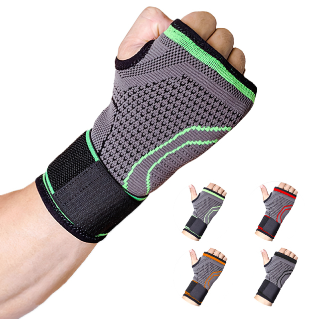 Find similar icon  Gym Glove Sports Palm Protector Soft Compression Sleeve in Cotton Nylon Weightlifting Wrist Brace with Palm Support
