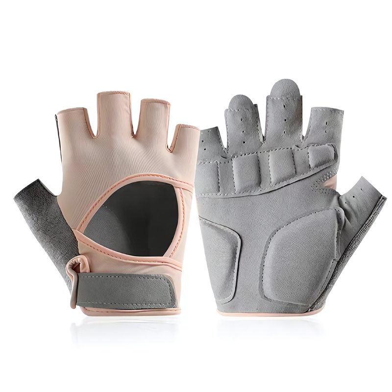 Unisex Half-Finger Flexible Polyester Fitness Gloves Wear-Resistant Non-Slip Yoga Gym Training Outdoor Cycling Sports Exercise