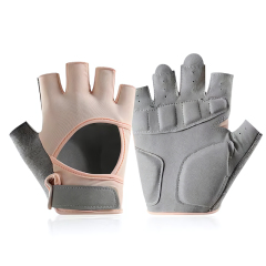 Unisex Half-Finger Flexible Polyester Fitness Gloves Wear-Resistant Non-Slip Yoga Gym Training Outdoor Cycling Sports Exercise