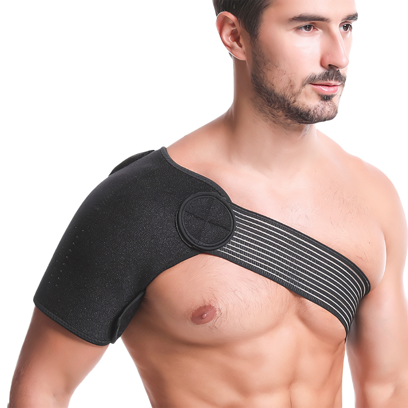 Adjustable Breathable Soft Sports Shoulder Pads for Men Women Basketball Badminton Dislocation Strain Protection Polyester