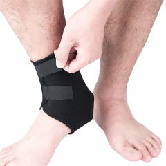 Hot Sale Neoprene Breathable Flexible Lightweight Sport Ankle Sleeve Adjustable Elastic Support Brace Professional Tendon