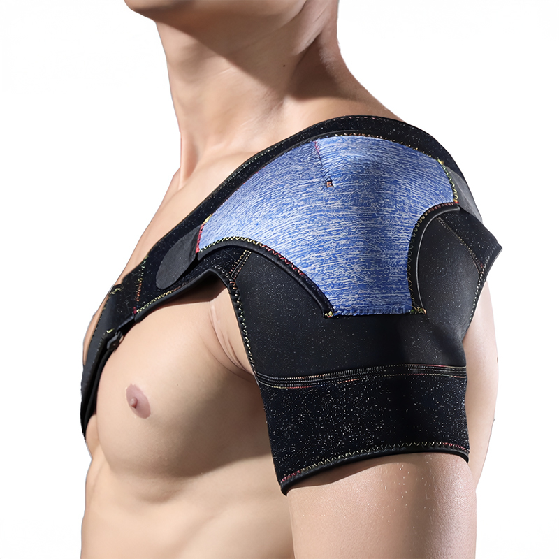 Adjustable Compression Recovery Shoulder Brace Support Wrap Pad for Men, Women