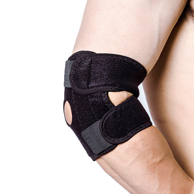 Find similar icon  certified Adjustable Compressive Elbow Support Neoprene Anti-Slip Soft Breathable Elbow Sleeve Protector Training Fixing Joints Elbow