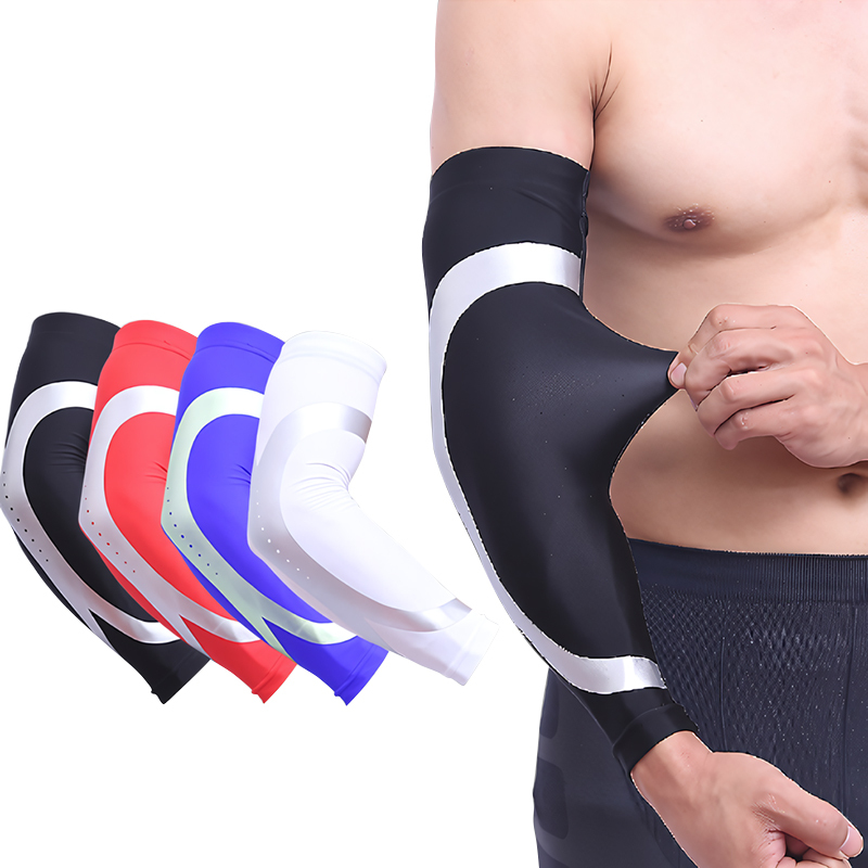 Silicone Non-Slip Hexagon Honeycomb Impact Elbow Pad Compression Moisture-Wicking Breathable Fabric Wrist Support
