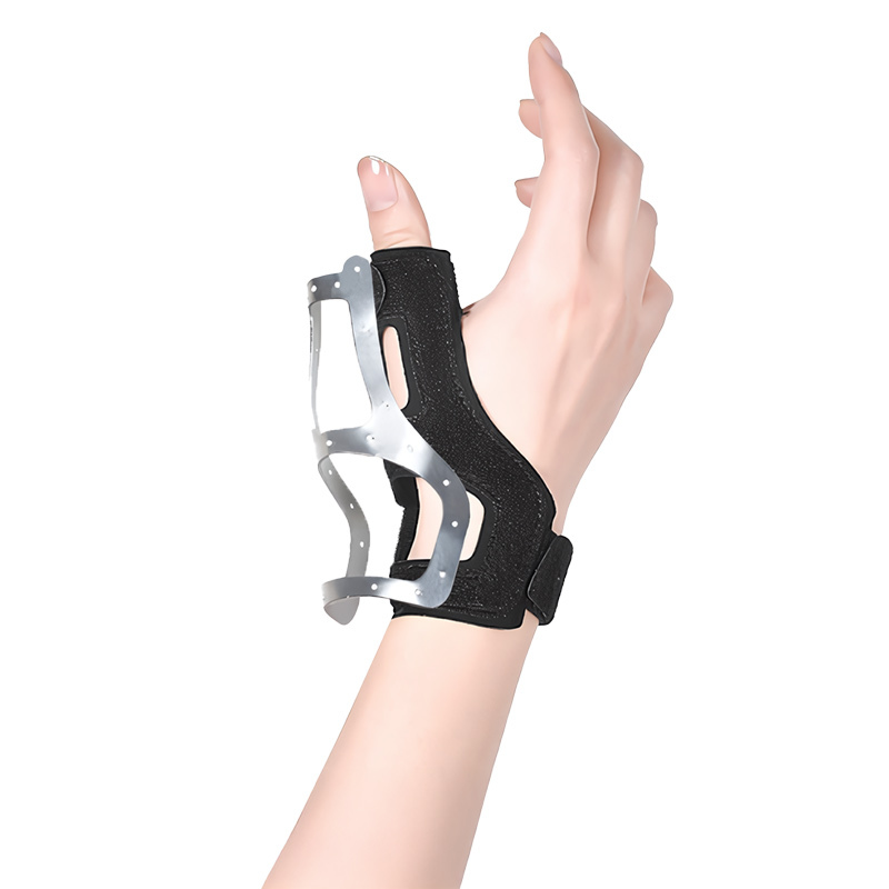 Outdoor Sports Wrist Protectors by Steel Plate Palm Hand Holders Fixed protection Detachable Adjustable Wrist Brace