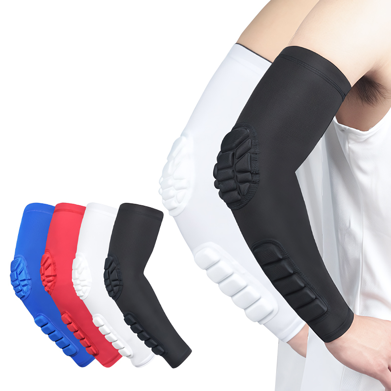Find similar icon  Professional Protection Sports Padded Elbow Pad Anti-collision Compression for Basketball Football Volleyball Soccer Gym