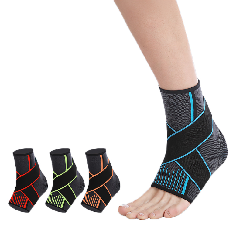 Wholesale Sports Ankle Brace Wrap for Sprained Foot Adjustable Non-Slip Compression Ankle Support