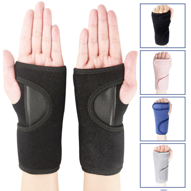 High Quality Breathable Lightweight Hand Wrist Support Palm Guard Brace for Left Right Hands with Customized Color Training Use