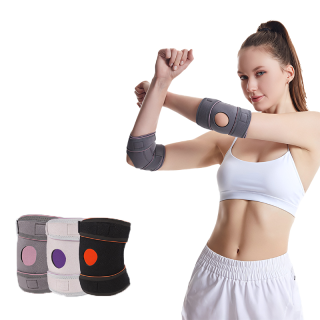 Adjustable Compression Recovery Elbow Brace Support Fitness Sports Protection Elbow Pad Guard For Sprain Pain Relief Tendonitis