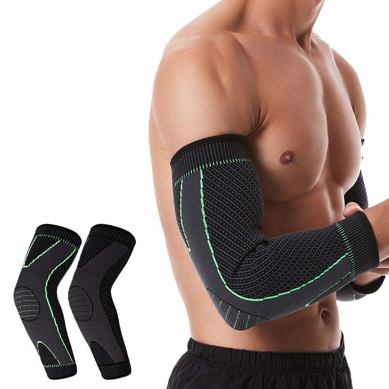 Nylon Cross-Border Outdoor Sports Elbow Pads Men's Women's Cycling Fitness Anti-Collision Compression Support Comprehensive