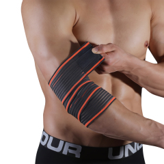 Premium Elbow Brace Hygroscopic Sweat-Wicking Yarn Precision-Knit Ventilation Nylon Cotton Buckle Closure Lightweight Breathable
