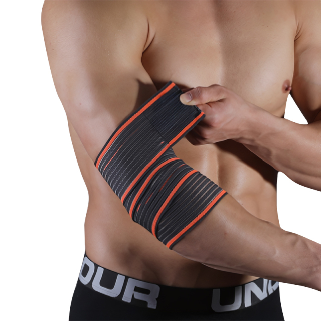 Premium Elbow Brace Hygroscopic Sweat-Wicking Yarn Precision-Knit Ventilation Nylon Cotton Buckle Closure Lightweight Breathable