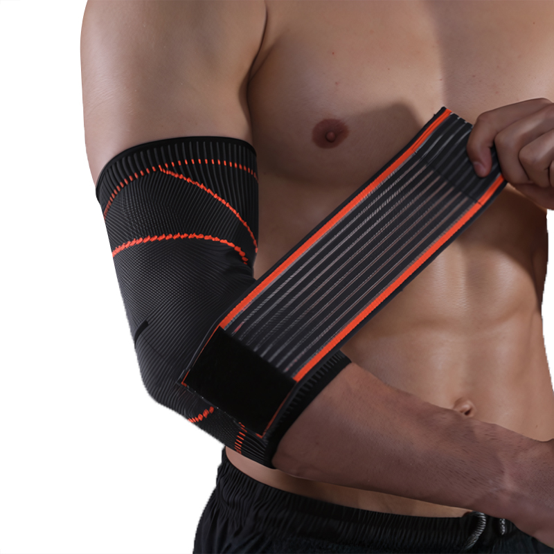 Find similar icon Customized Fitness Basketball Neoprene Support Knitted Nylon Elbow Pads Protection Joint Elbow Sleeve Support Brace