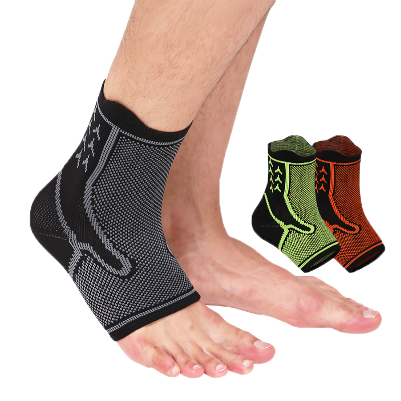 Hot Sale Adjustable Nylon Ankle Support Brace Fitness Sport Ligaments Protection with Stabilize Function
