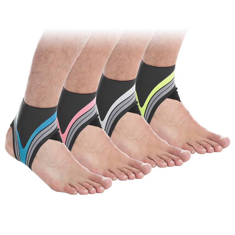 Ankle Brace With Side Stabilizers Adjustable Ankle Support For Sprains Injury Recovery Ankle Guard For Basketball