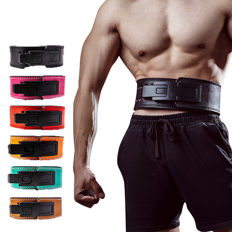 Customized Fitness Belt for Squatting Hard Pull Powerlifting Fitness Safety Leather Weight Lifting Belts