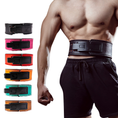 Customized Fitness Belt for Squatting Hard Pull Powerlifting Fitness Safety Leather Weight Lifting Belts