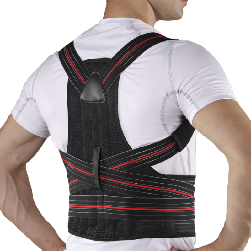 Back Correction Sitting Posture Belt Body Posture Correction Breathable Anti Hunchback Correction Strap Support Customization