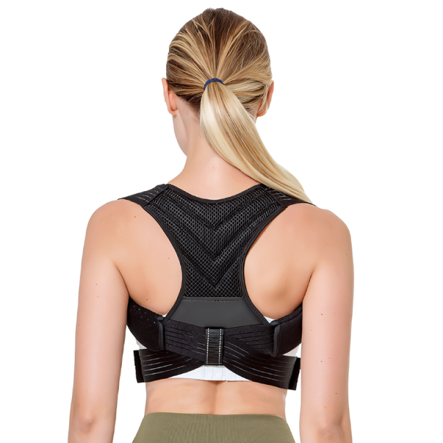 Manufacturer Lumbar Back Stretcher 4 Support Plates Posture Corrector Men Waist Back Belt Back Pain Relief Adjustable Portable