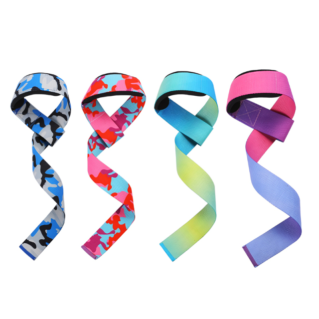 Sports Booster Grip Belt Non-Slip Wear-Resistant Neoprene Fitness Pull-Up Belt for Weight Lifting