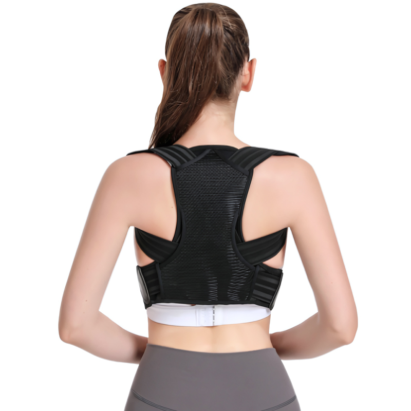 Custom Logo Posture Corrector Belt Cross Straps One Size Free Size Posture Brace Man and Woman Adjustable Back Support