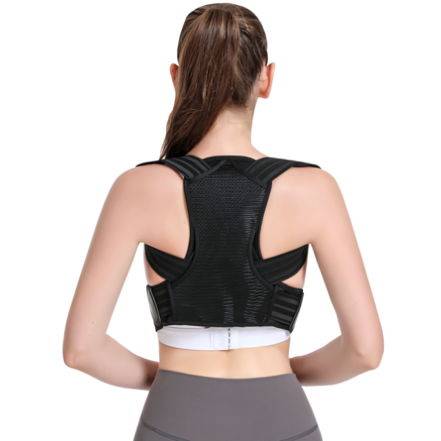 Custom Logo Posture Corrector Belt Cross Straps One Size Free Size Posture Brace Man and Woman Adjustable Back Support