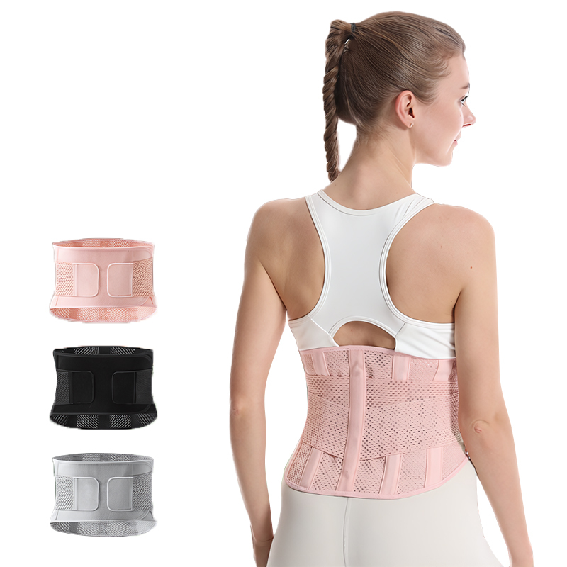 Medical Lower Back Pain Relief Lumbar Support Belt Adjustable Spandex/Nylon Protective Waist Trimmer Belt for Sports XXL