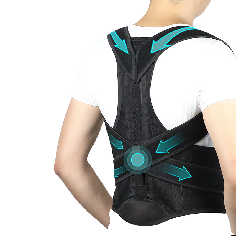Hot Sale Magnetic Neoprene Lumbar Belt Posture Corrector Back Support Brace Offers Correct Posture