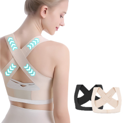 Adjustable Shoulder Support Custom Logo Posture Corrector Belt Protective Back Brace for Men and Women Corrects Rehabilitates