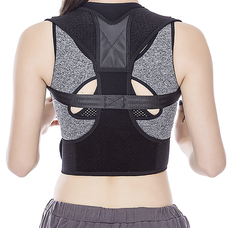 Find similar icon  Correction Lower Unisex Adjustable Back Straightener Posture Corrector Belt Providing Pain Relief for Neck Back Shoulder