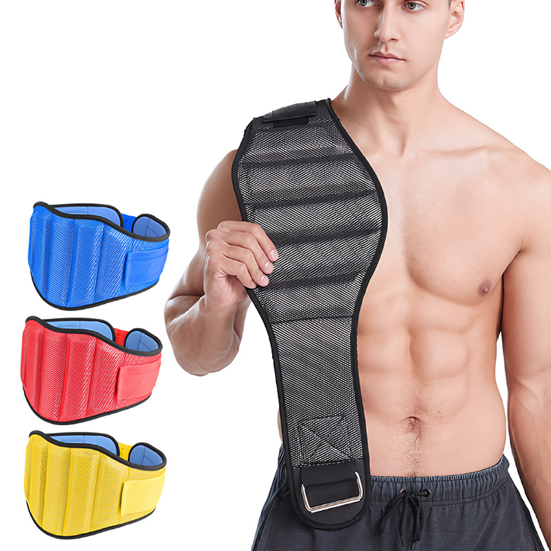 Heavy Duty Weight Lifting Back Belt for Squats & Deadlifts, Ergonomic Lumbar Support Brace with Shock-Absorbing Padding