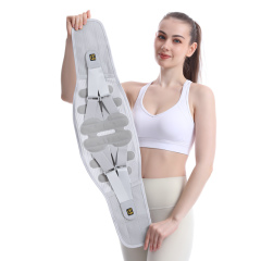 Lightweight Breathable Non-Skid Weightlifting Belt with Four Steel Plates Lumbar Support for Sports Protection Medical Grade
