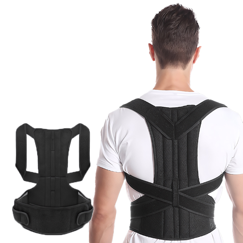 Adjustable For Velcro Shoulder Support Band For Posture Correction Muscle Fatigue Relief Hunchback Problem Protective Back Strap