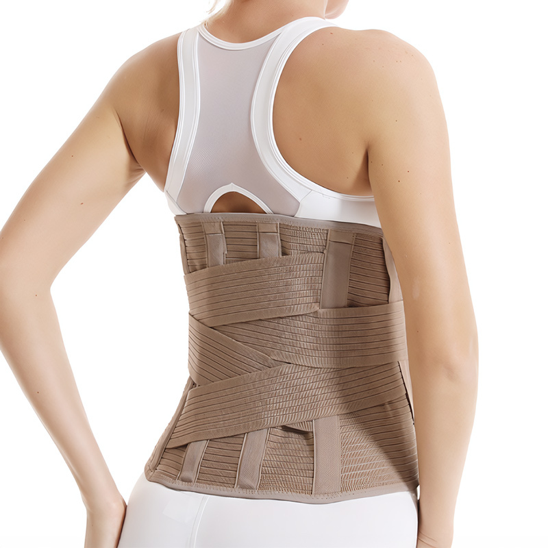 Compression Adjustable Waist Brace Belt Support Lumbar Massage Lower Back Pain Relief Waist Training Wraps Waist Protector