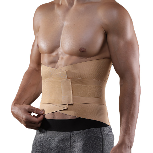 Factory Direct Sale Adjustable Hot Pressing Knitted Breathable Compression Nylon Spandex Waist Protector Abdominal Lumbar