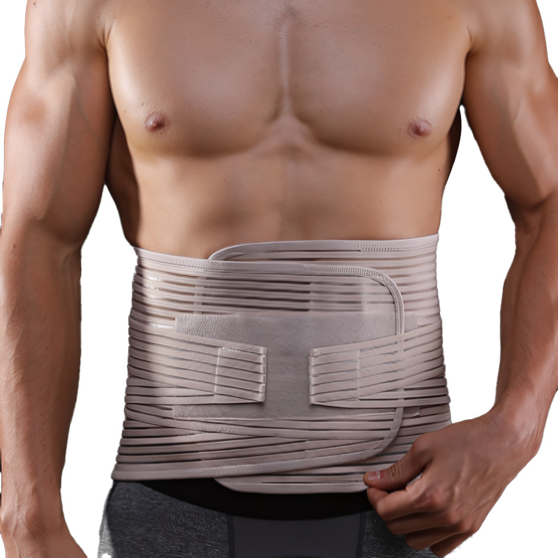 Lumbar Support Waist Belt Air Mesh Back Orthotics for Lower Back Pain Relief Durable Lightweight Elastic Professional Protection