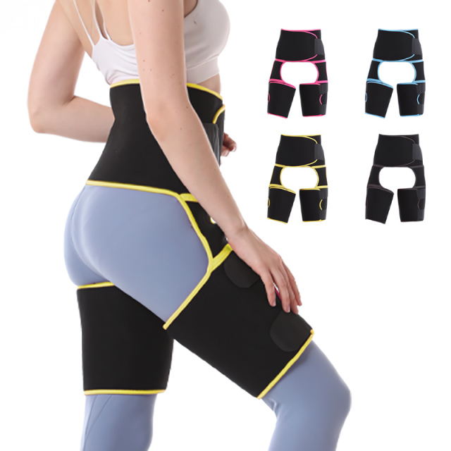 Market Hot Sale Design logo Breathable Elastic Gym Sport Weight Lifting Leg Thigh Butt Lifter Protect Brace Support Straps Guard